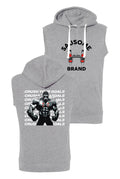 Crush Your Goals Sleeveless Hoodie (Heather Grey)